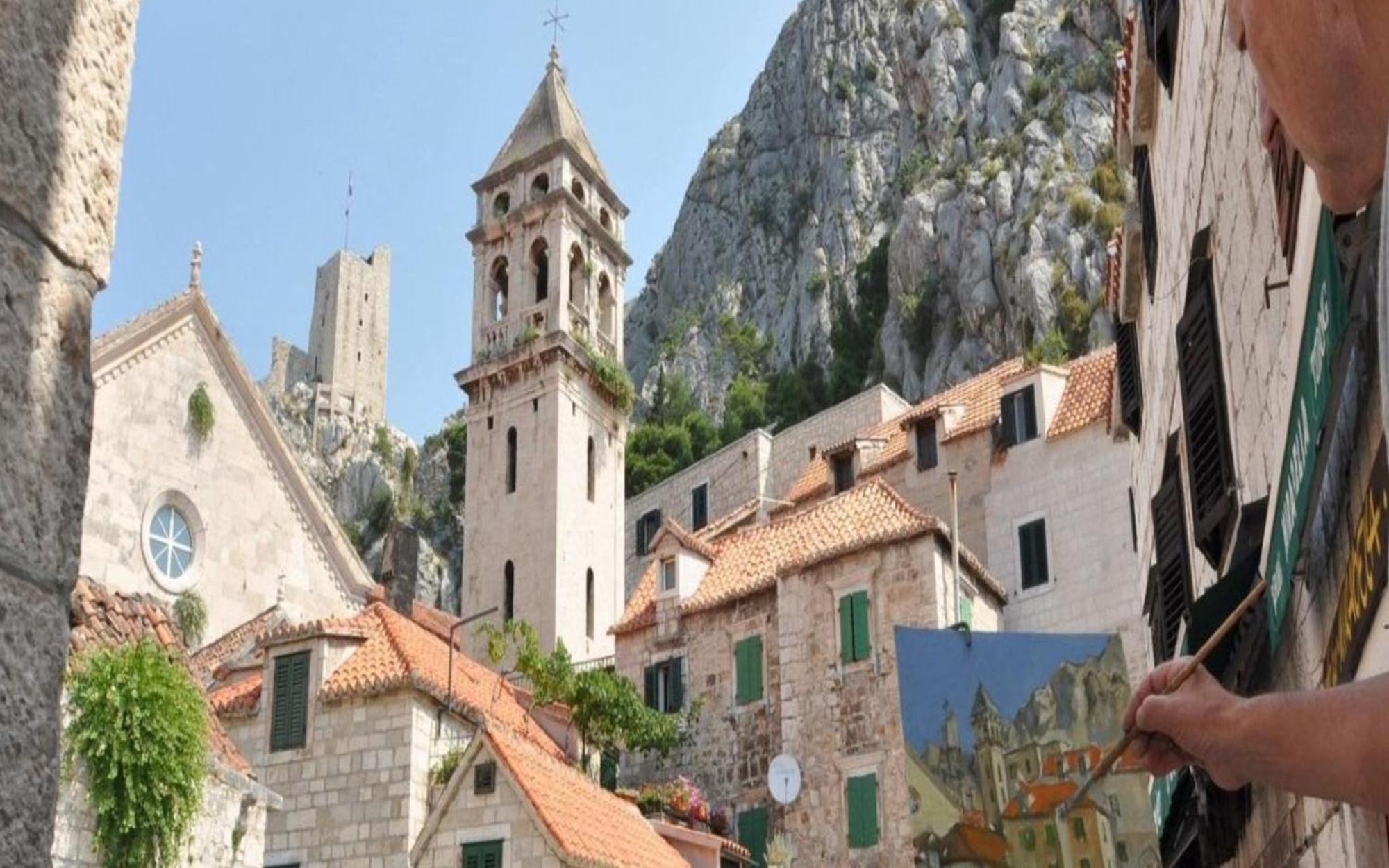 Sandy Beach Apartment Omiš Dış mekan fotoğraf